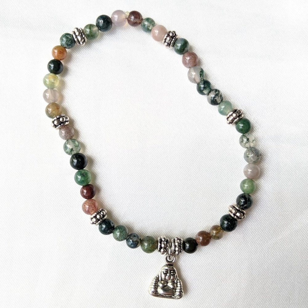 Jasper Buddha Bracelet